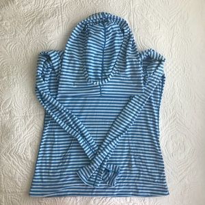GapFit Breathe Striped pullover hoodie